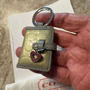 COACH Photo Album Keychain